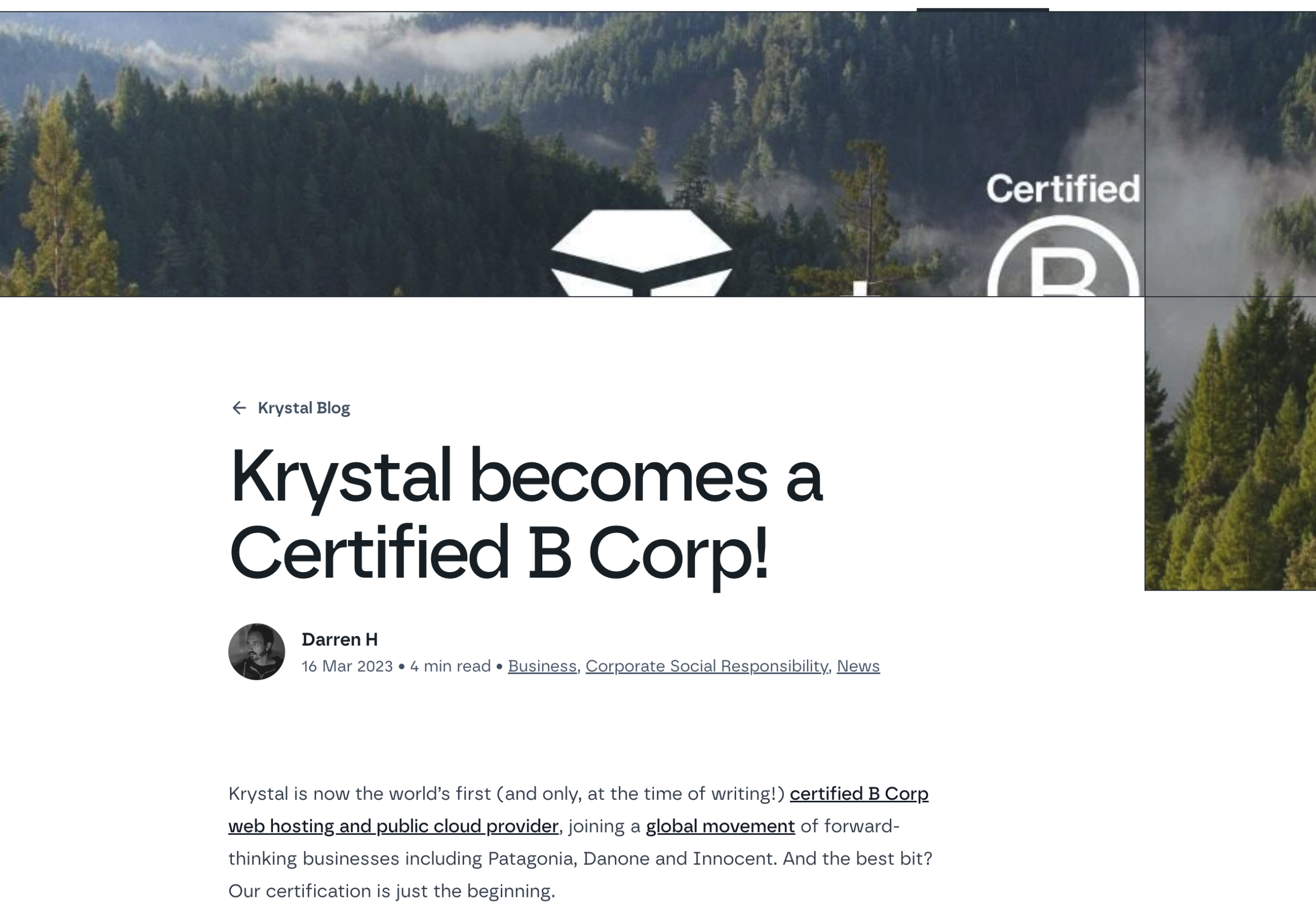 Cross-platform campaign – Turning B Corp certification into a reason to buy Cross-platform campaign – Turning B Corp certification into a reason to buy
